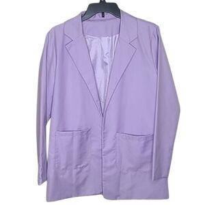 Lavender Open Front Blazer
